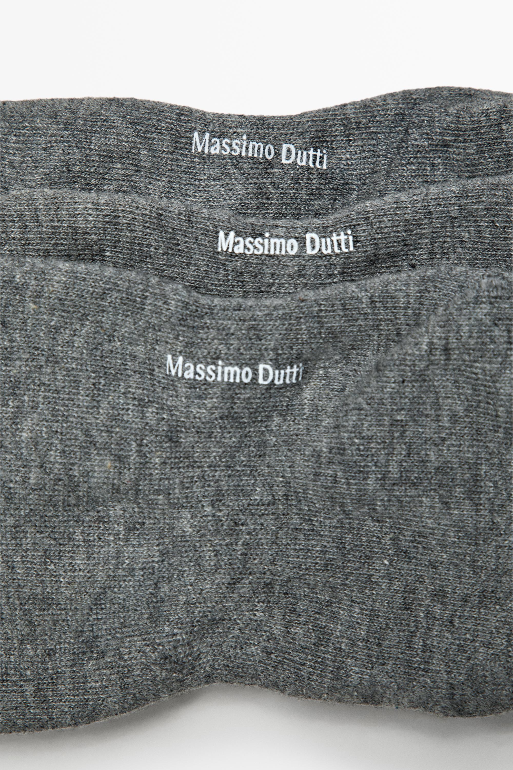 Pack of 3 pairs no-show cotton blend socks
